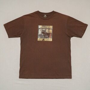 Vintage Y2k Temple Effectives Public Enemy Def Jam Brown T Shirt Adult L